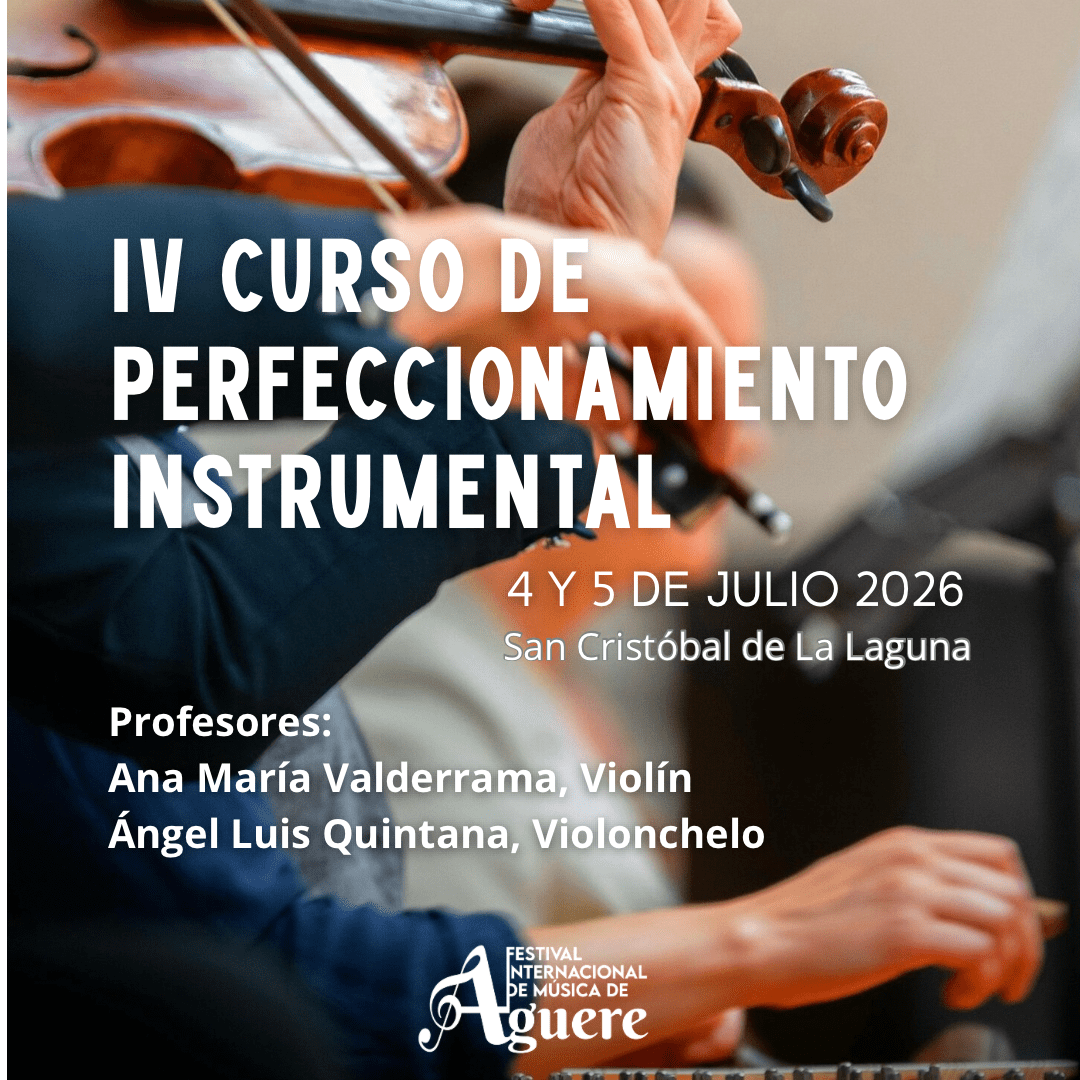 cartel iv curso de perfeccionamiento instrumental
